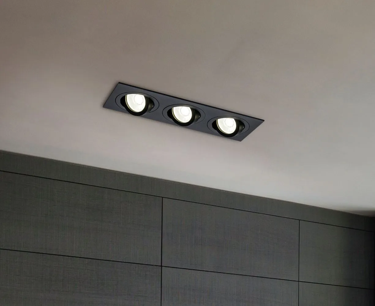 MAYTONI DL024-2-03B Downlight noir ATOM